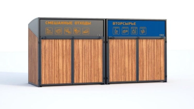 Контейнерный шкаф «Модуль» Ангарская сосна