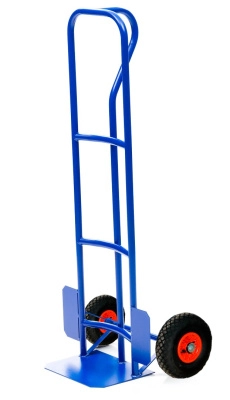 Тележка грузовая Стелла-техник КГ-3-1-пневмо-255, одна ручка, грузоподъемность 200 кг 