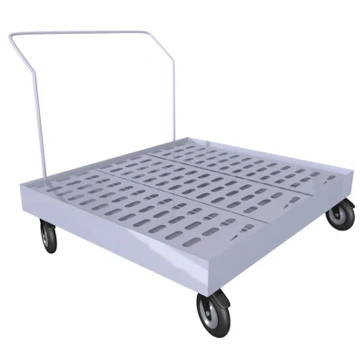 Металлический поддон для бочек ПДМ-09 1350x630x980 мм Серый