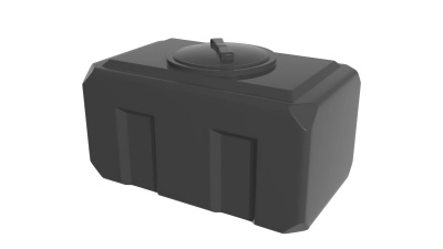 Ёмкость К 300 л. черная, крышка 350мм 