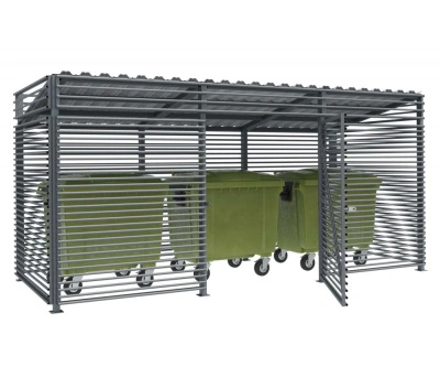 Контейнерная площадка для ТБО «Сплит» без хозблока 1,72 м (на 1 контейнер)