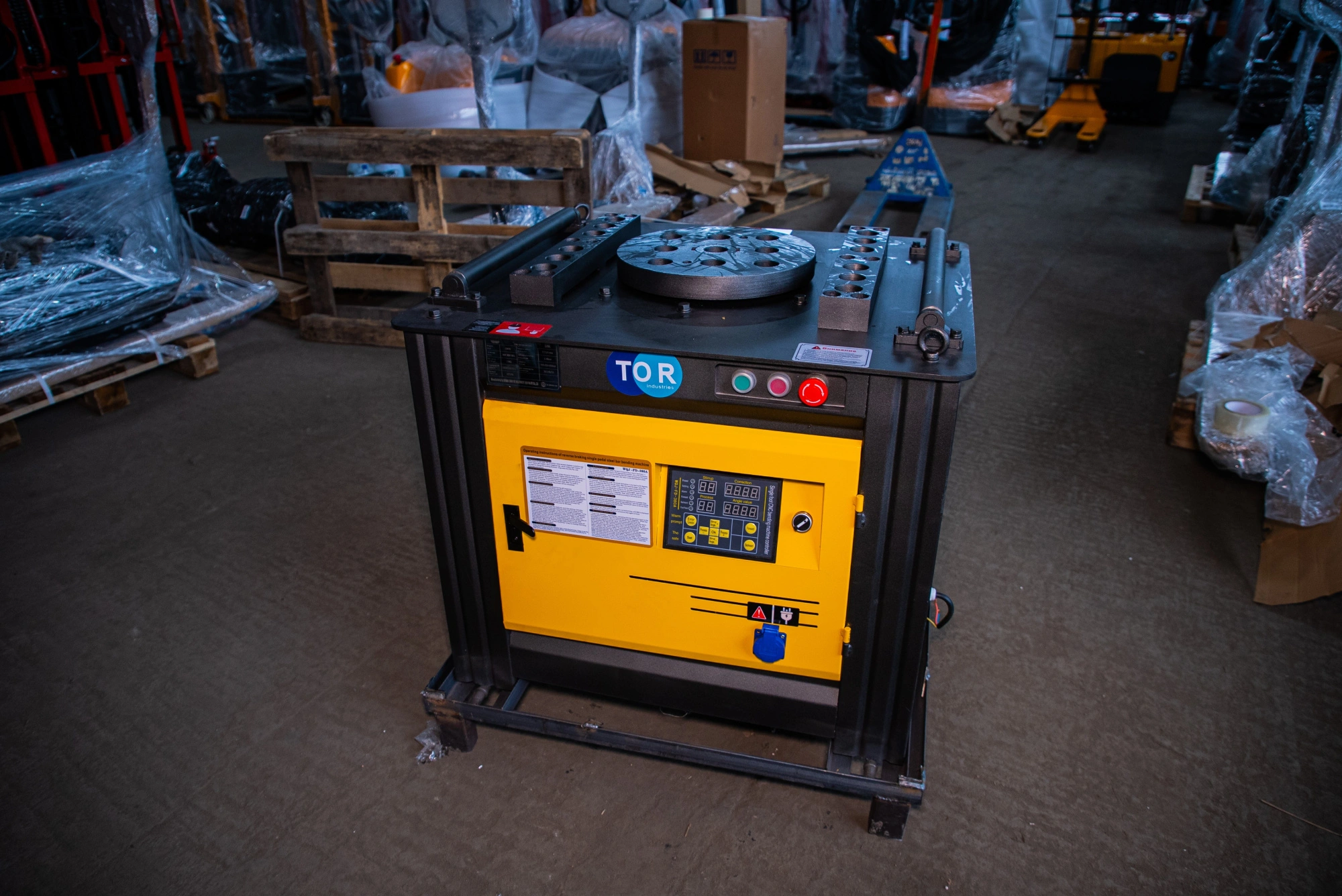 Станок для гибки арматуры 40/32мм 3кВт с ЧПУ TOR GW40С