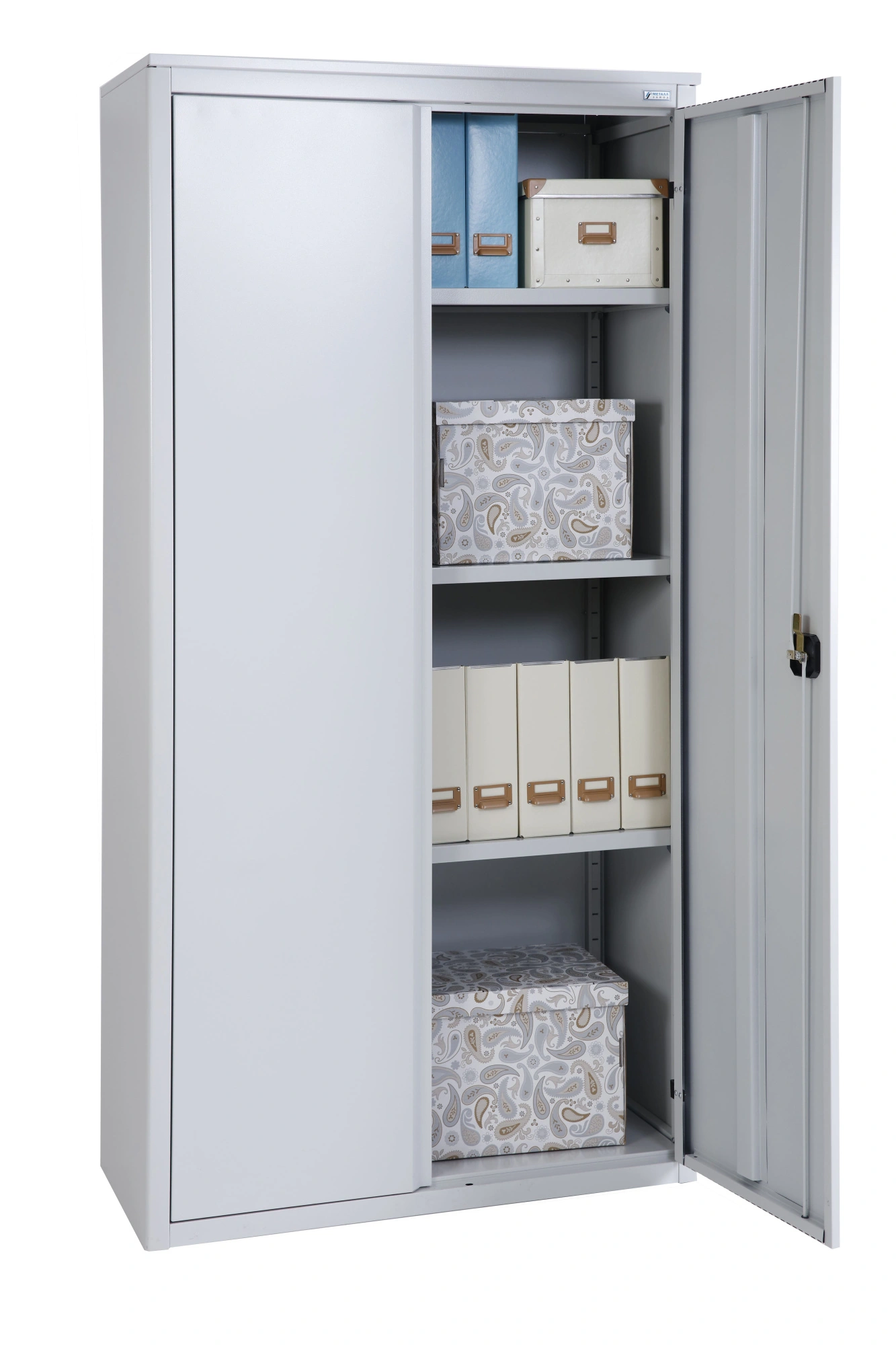 Шкаф архивный 2000x1000x450 мм Светло-серый