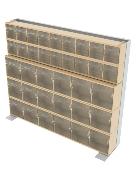 Стойка бежевая настенная/настольная Стелла-техник 401-02-03-00-B