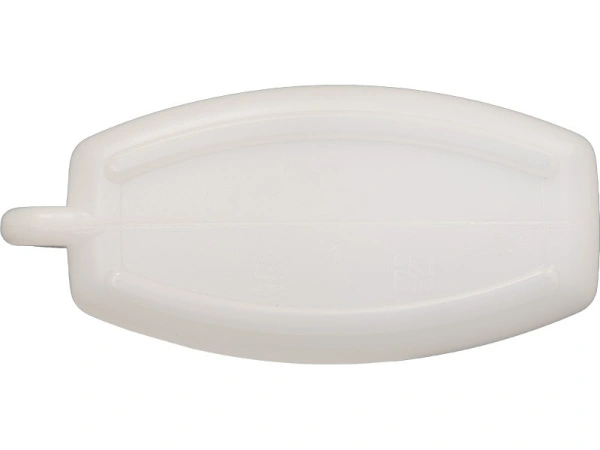 Бутыль п/э 1л прямоугольная с пробками, с 2-я горловинами с встроенным дозатором, код: 34673