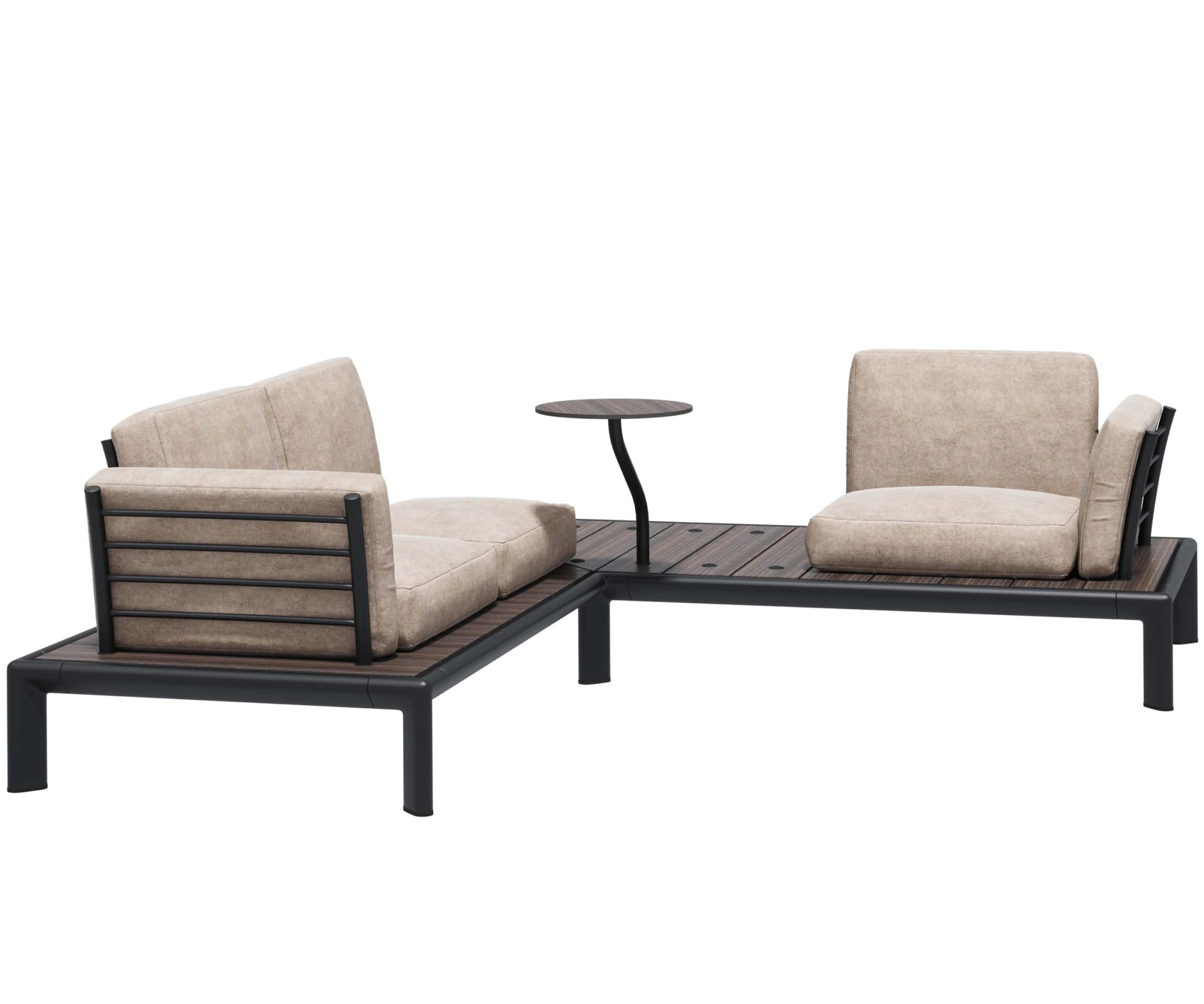 Диван угловой «Лаундж пад» (2/3/3/2/кр)