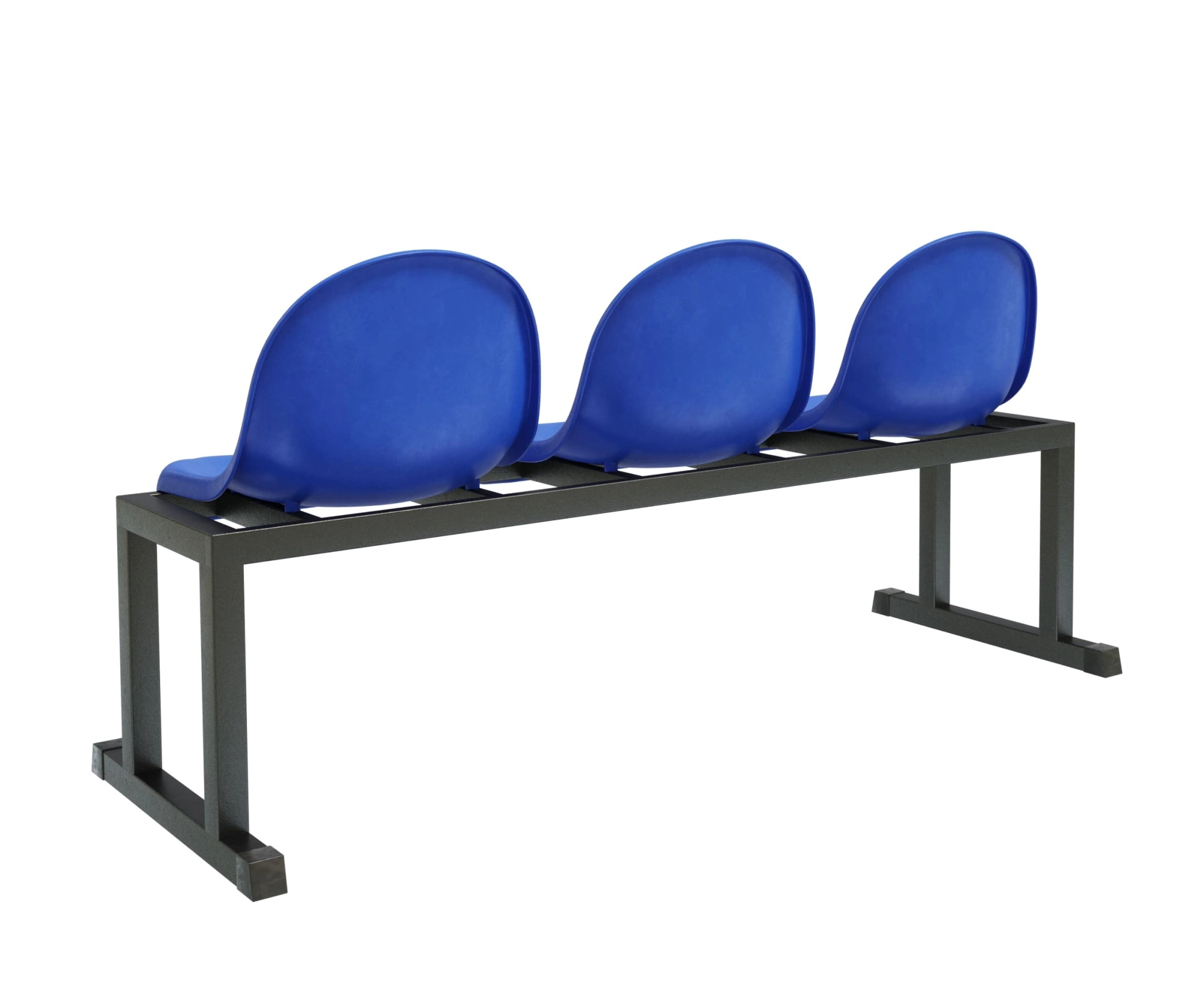 Трибуна однорядная мобильная на 3 места «Сингл-3»