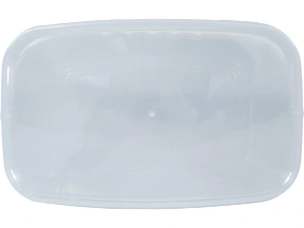 Ведро п/п 3,3л. прямоугольное, с прозрачной крышкой, код: 33223