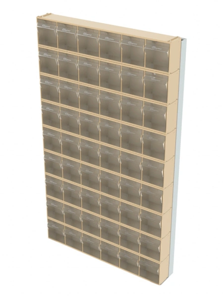 Стойка бежевая настенная Стелла-техник 402-00-09-00-B