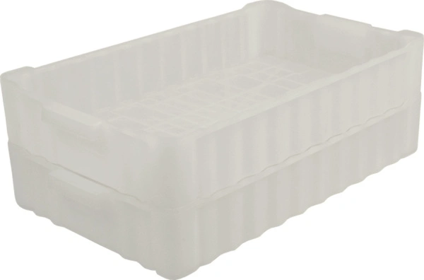 Ящик сплошной 788×470×138 мм, объем 40 л., арт.: 213, белый, код: 00399