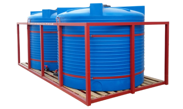 Каркас двойной для транспортировки, растворных узлов, агротехники на 10000 литров