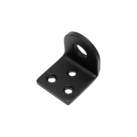 Домарт Проушина усиленная угловая 45*45*40  (толщ. 5мм) черный (50)