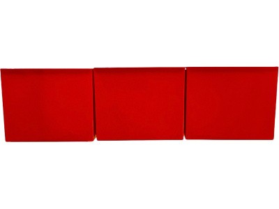 Комплект ящиков 126х100х60 для метизов, с планкой, 3 шт., код: 36991