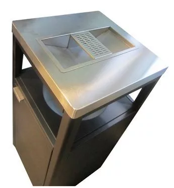 Урна-пепельница Пассаж, шлифованная, 435х955 мм, 50 л