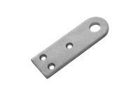 Домарт Проушина усиленная прямая 120*40 (толщ. 5мм) б/п d15мм (50)